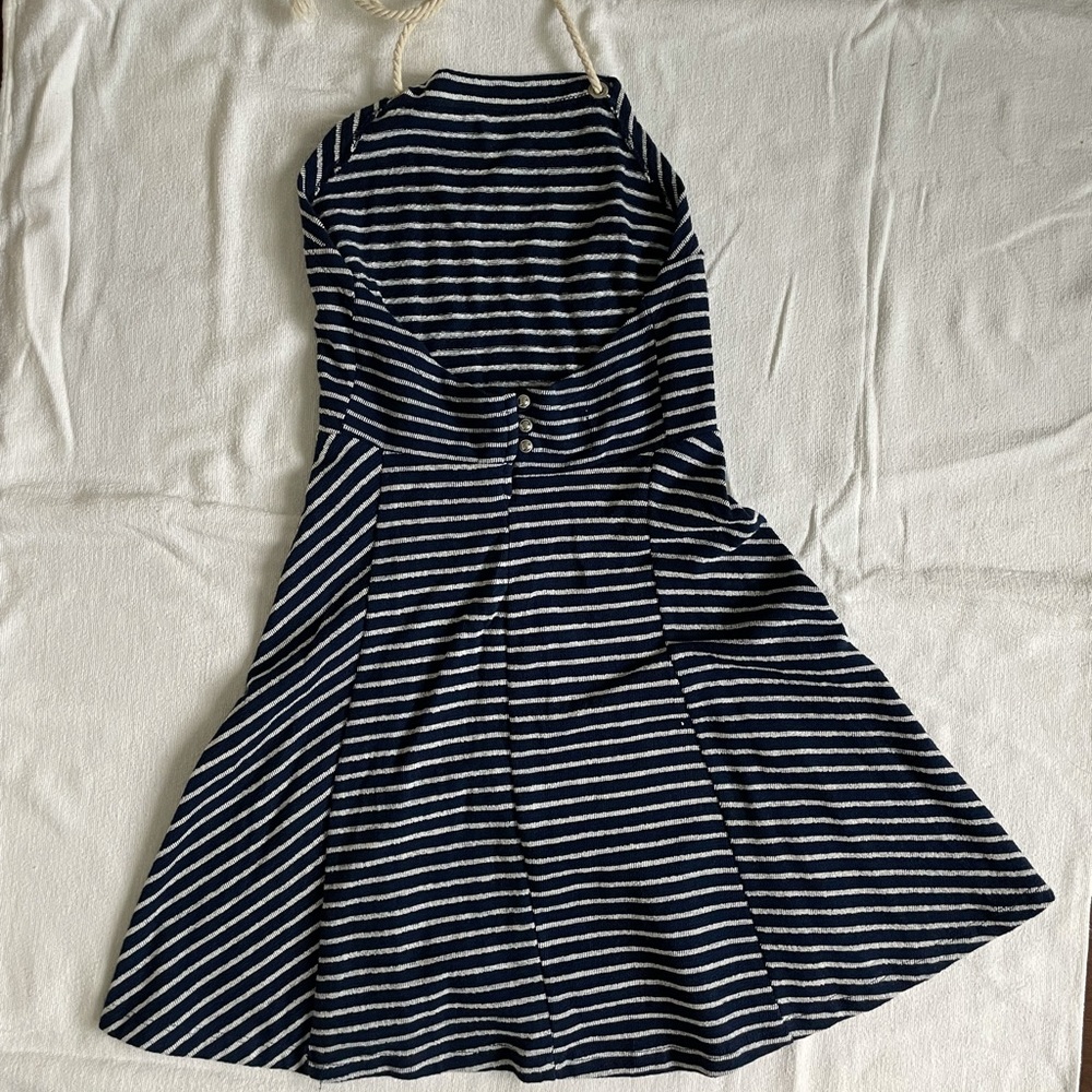 Zara nautical themed striped dress - Picture 2 of 3